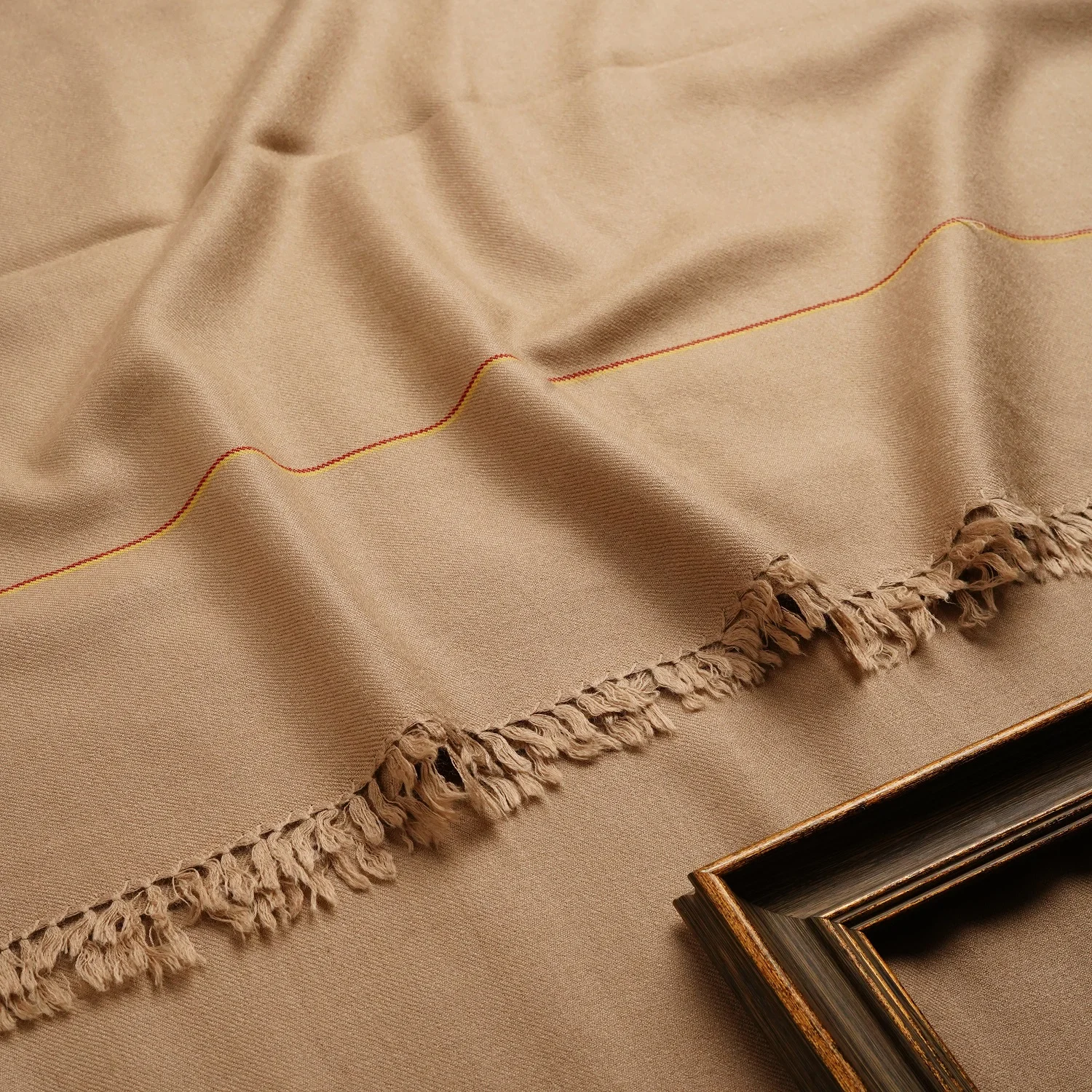 Golden Camel Merino Shawl