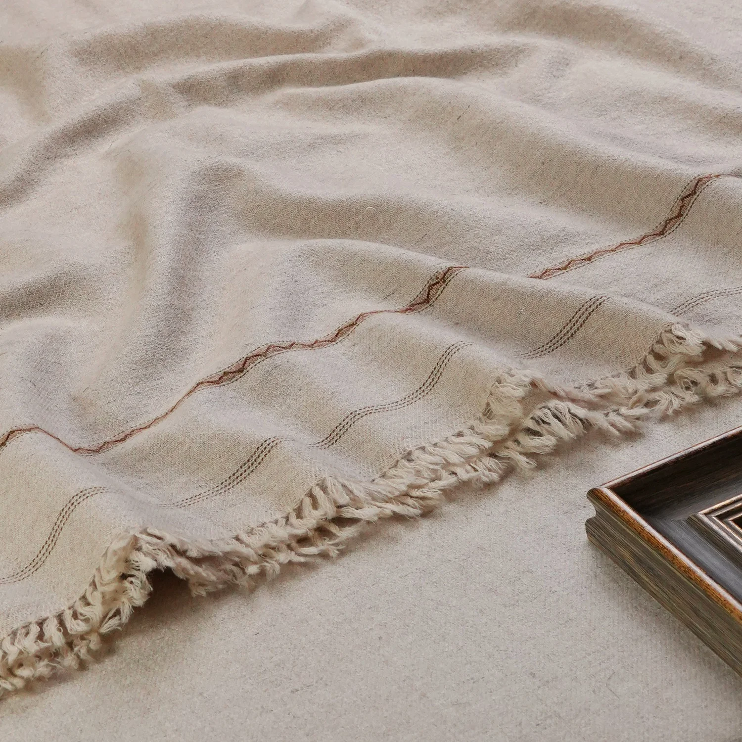 Raw Cashmere Signature Shawl